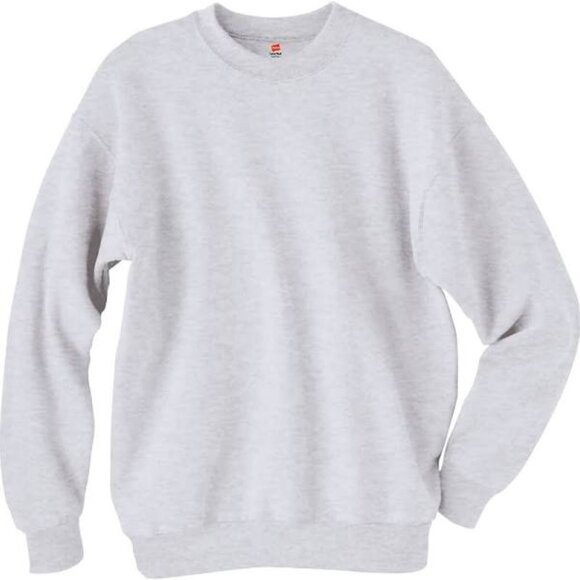 Hanes Men’s XL Crewneck Sweatshirt NWT Gray Classic Pullover Fleece - Picture 1 of 2